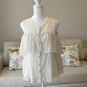 Claudie Pierlot Ruffled Blouse